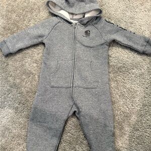 Carhartt Gray Kids Footed One Piece